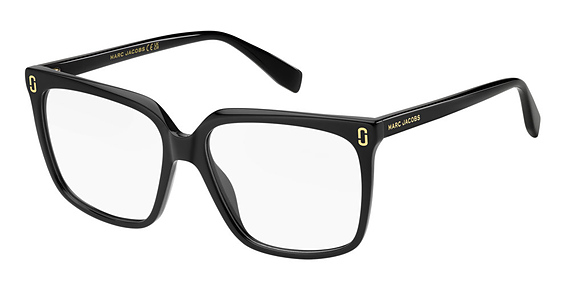 Marc Jacobs MJ 1145 - Black, Acetate, Rectangle frame