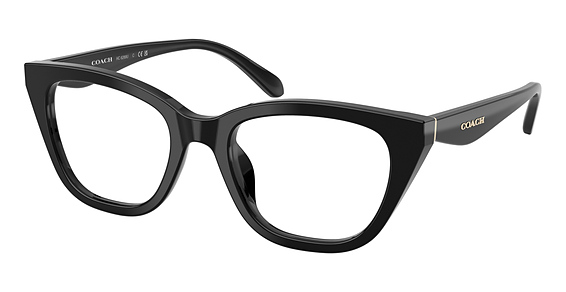 COACH HC6289U - Black, Plastic, Oval frame