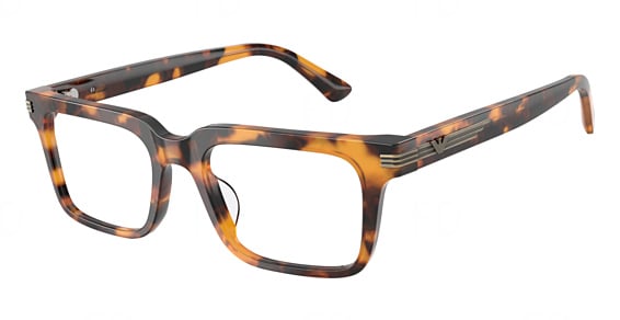 Emporio Armani EA3293U - Shiny Havana Yellow, Plastic, Mixed Shapes frame