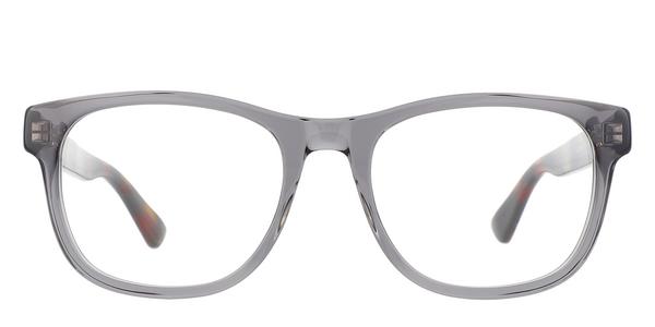 Gucci GG0004ON - Grey Havana, Acetate, Round frame