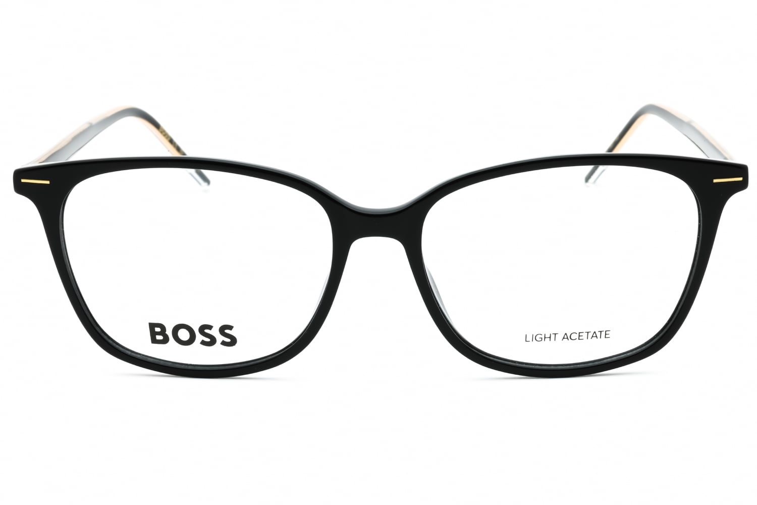 Hugo Boss BOSS 1526 - Black, Plastic, Rectangle frame