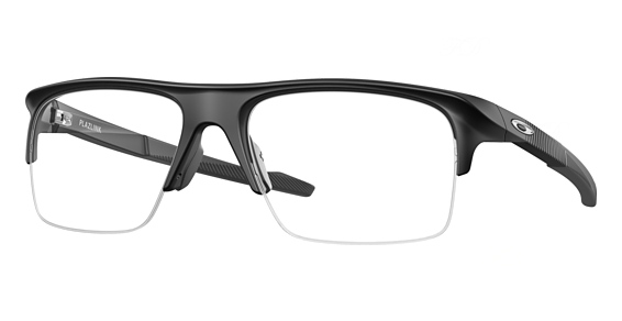 Oakley OX8061 PLAZLINK - Satin Black, Acetate, Rectangle frame