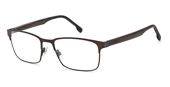 Carrera 8869 - Matte Brown, Metal, Rectangle frame
