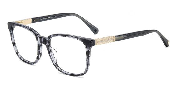 Kate Spade Fable - Bk Gryhvn, Acetate, Rectangle frame