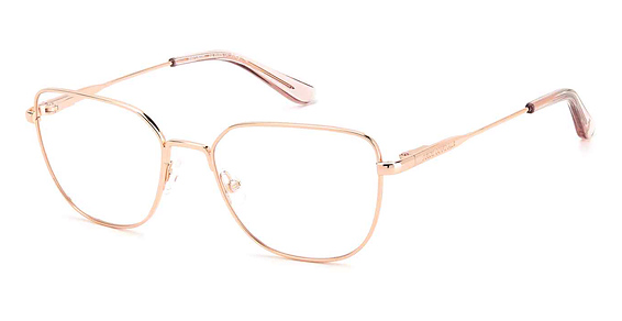 Juicy Couture JU 227/G - Red Gold, Stainless Steel, Rectangle frame