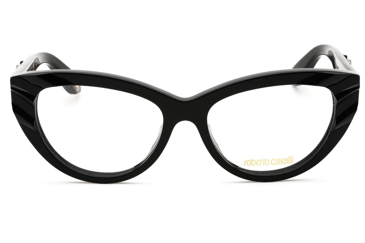 Roberto Cavalli VRC024V - Shiny Black, Acetate, Cat Eye frame
