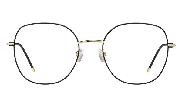 Hugo Boss Boss 1529 - Gold Black, Metal, Rectangle frame