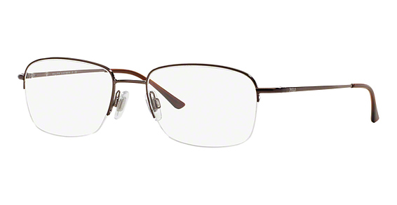 Polo PH1001 - Shiny Brown, Metal, Mixed Shapes frame