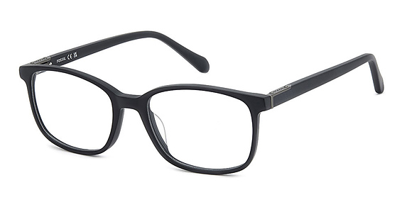 Fossil FOS 7198 - Matte Black, Acetate, Oval frame