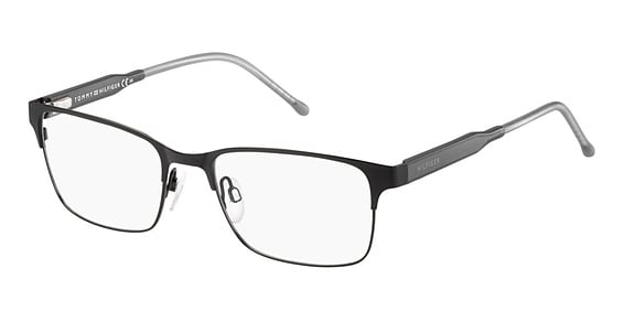 Tommy Hilfiger TH 1396/US - Blck Grey, Stainless Steel, Rectangle frame