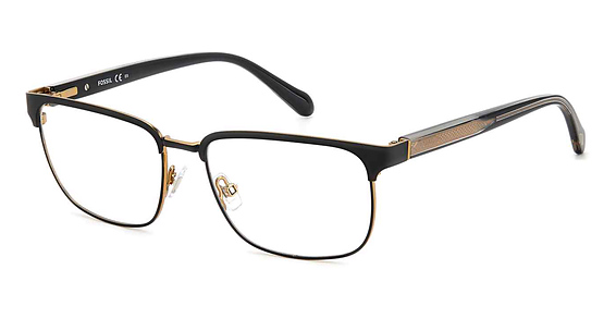 Fossil FOS 7146/G - Blkantgld, Stainless Steel, Rectangle frame