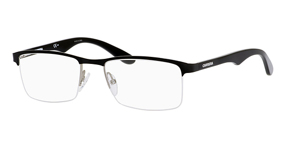Carrera Ca6623 - Bkruth Bk, Stainless Steel, Rectangle frame