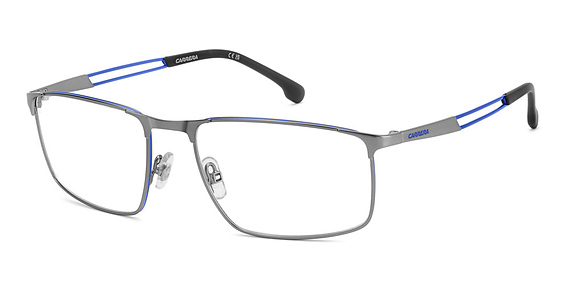 Carrera 8925/US - Mt Ruthen, Stainless Steel, Rectangle frame