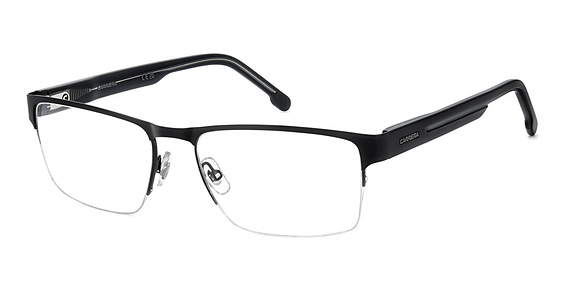 Carrera 8914/US - Black Grey, Stainless Steel, Rectangle frame