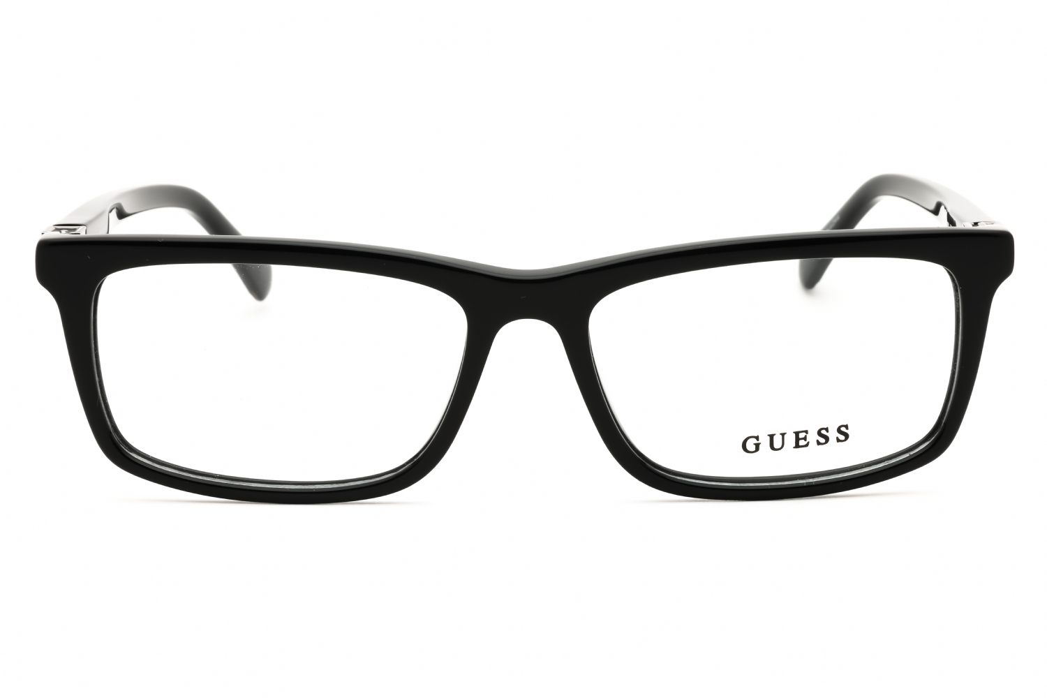 Guess GU50190 - Shiny Black, Acetate, Rectangle frame