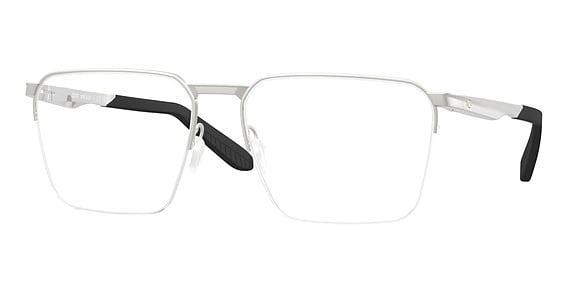 Costa Del Mar 6A3018 BRD 610 - Satin Silver, Metal, Rectangle frame