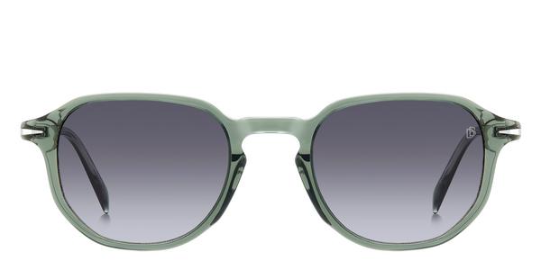 David Beckham DB 1140/S - Green Crystal, Acetate, Rectangle frame