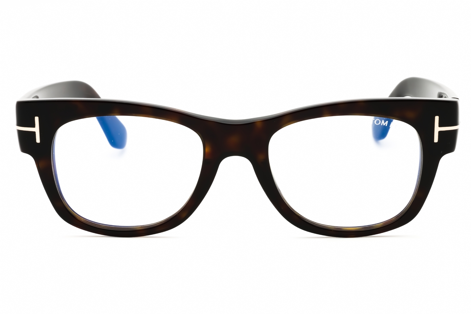 Tom Ford FT5040-B - Dark Havana/clear, Acetate, Rectangle frame