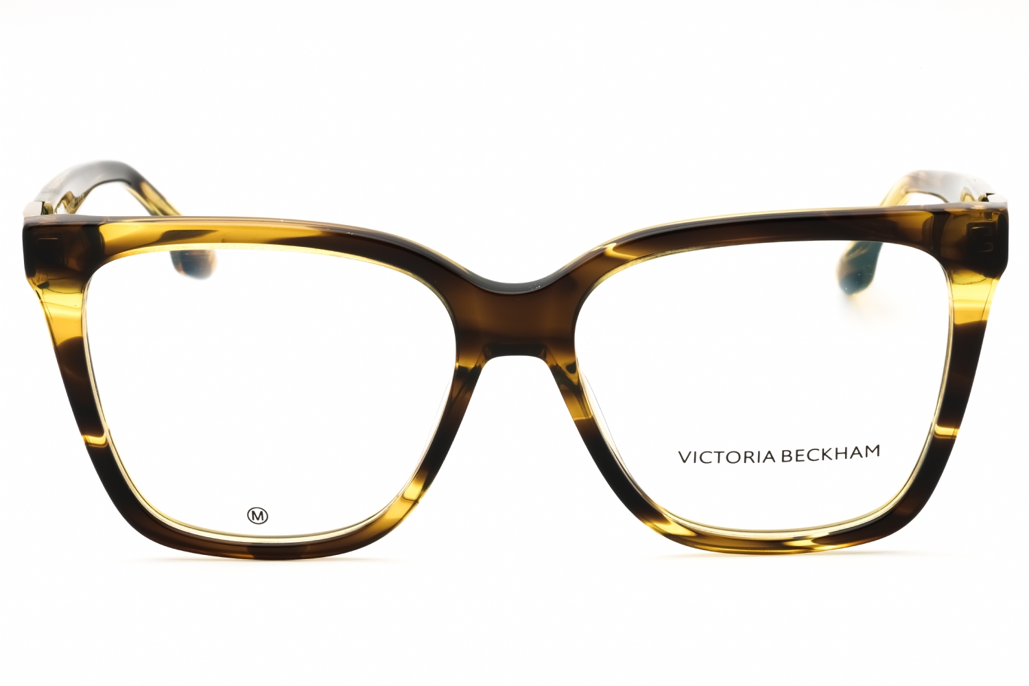 Victoria Beckham VB2680 - Striped Khaki, Acetate, Rectangle frame