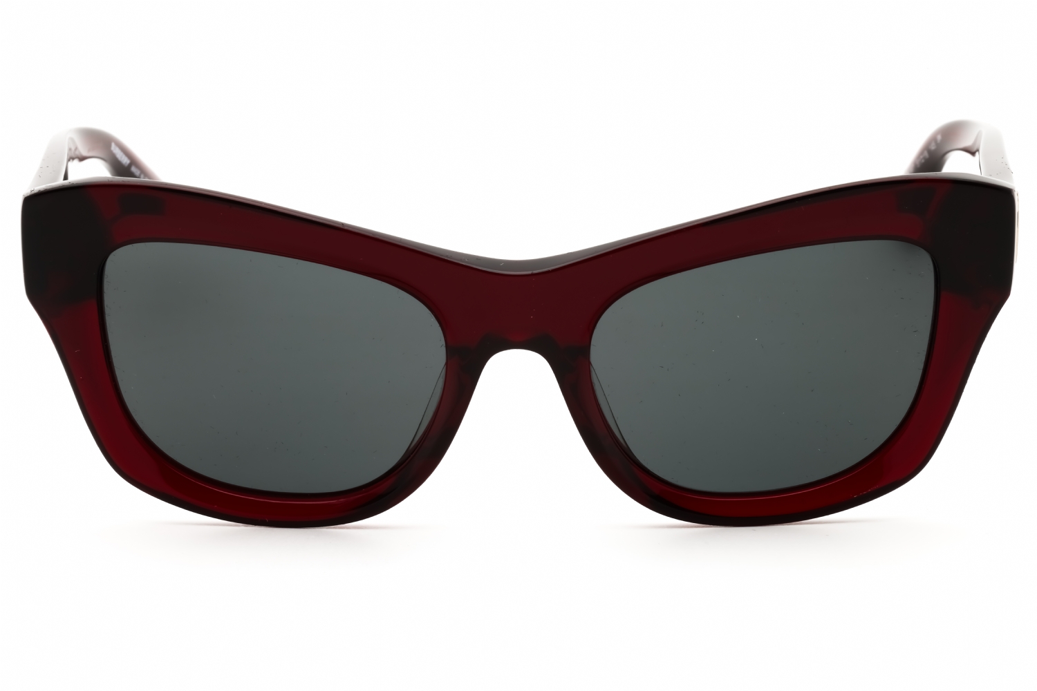 Burberry 0BE4442U - Transparent Bordeaux Burgundy, Acetate, Cat Eye frame