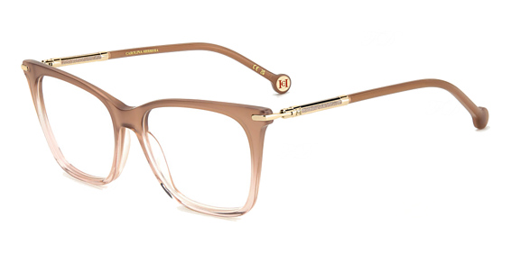 Carolina Herrera HER 0232 - Nude, Acetate, Rectangle frame