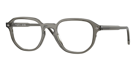Vogue VO5708 - Transparent Dark Grey, Plastic, Oval frame
