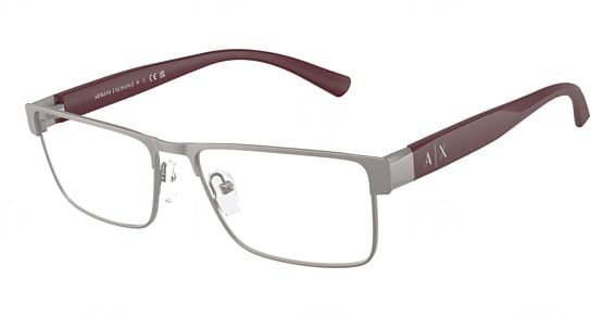 Armani Exchange AX1078 - Matte Gunmetal, Metal, Mixed Shapes frame