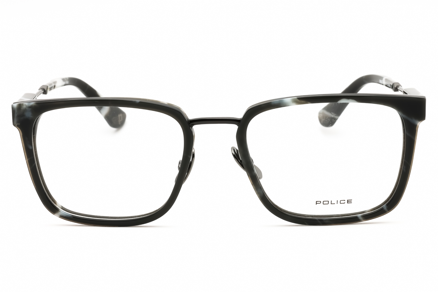 Police VPLF09M - Shiny Gunmetal, Metal, Rectangle frame