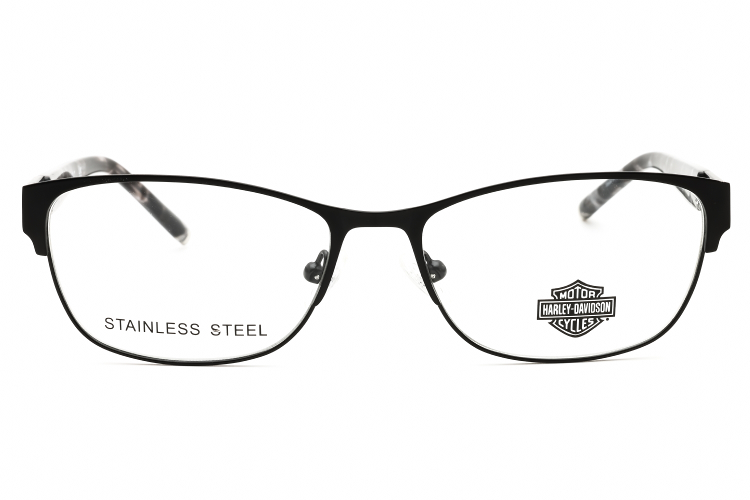 Harley Davidson HD0540 - Matte Black, Metal, Rectangle frame