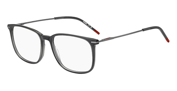 HUGO HG 1407/US - Grey, Acetate, Rectangle frame