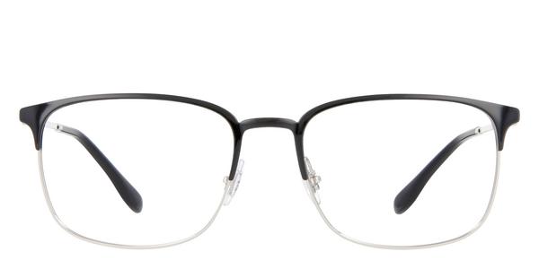 Ray-Ban RX6494 - Black On Silver, Metal, D Frame frame