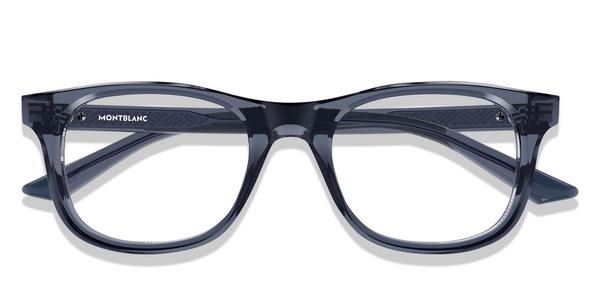 Montblanc MB0385O - Grey, Acetate, Rectangle frame