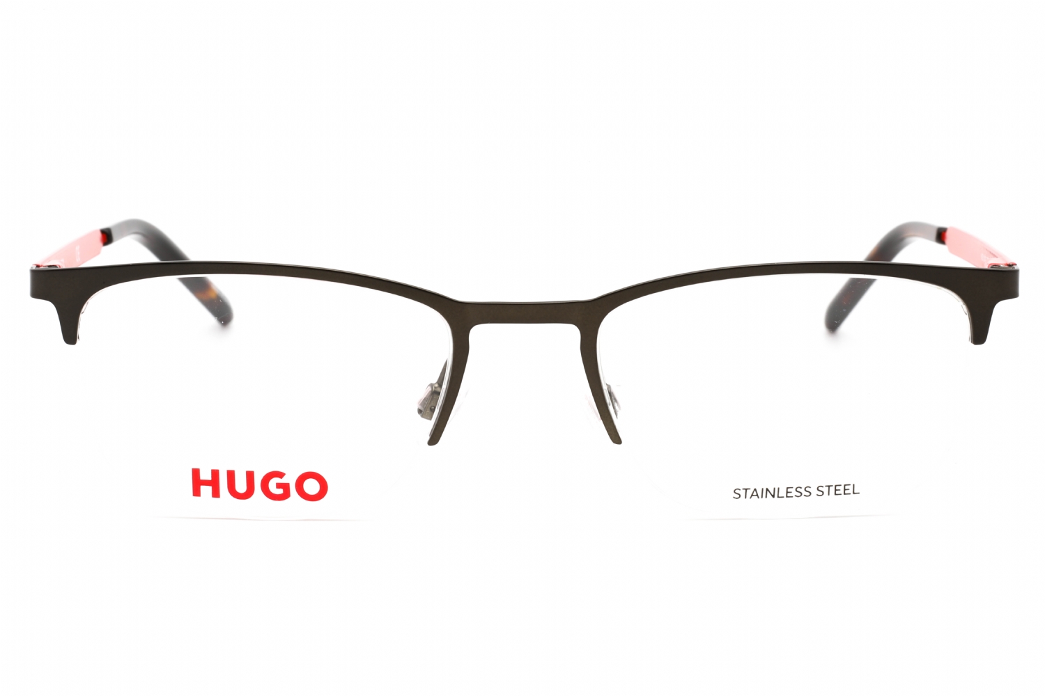 HUGO HG 1019 - Matte Grey, Metal, Oval frame