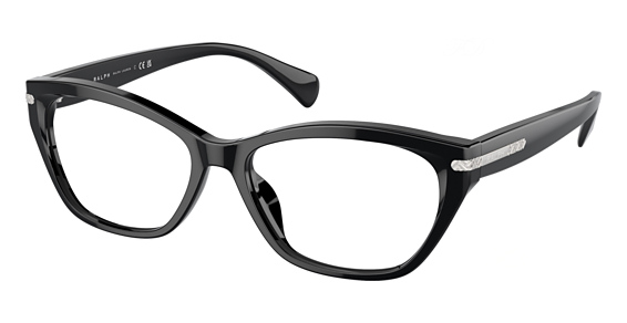 Ralph Lauren RA7161U - Shiny Black, Plastic, Oval frame