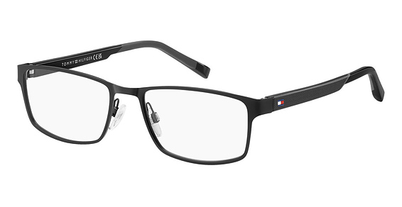 Tommy Hilfiger TH 2146 - Black, Stainless Steel, Rectangle frame