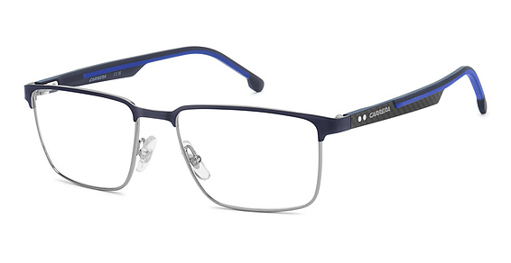 Carrera 8934 - Rt Blue, Stainless Steel, Rectangle frame