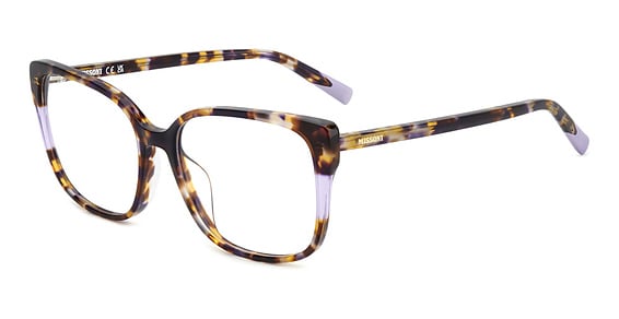 Missoni MIS 0201/G - Havana Lilac, Acetate, Rectangle frame