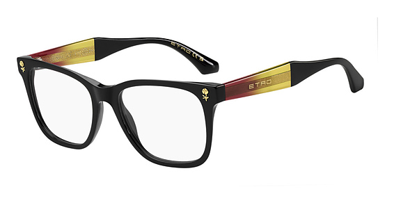 Etro 0115 - Black Burg, Acetate, Rectangle frame