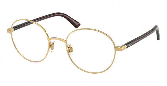 Polo PH1248 - Shiny Gold, Metal, Mixed Shapes frame