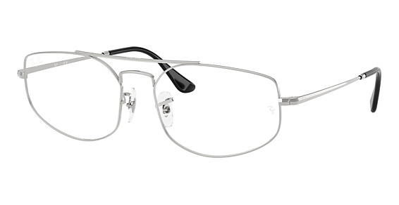 Ray-Ban RX6545 EXPLORER 5 - Silver, Metal, Aviator frame