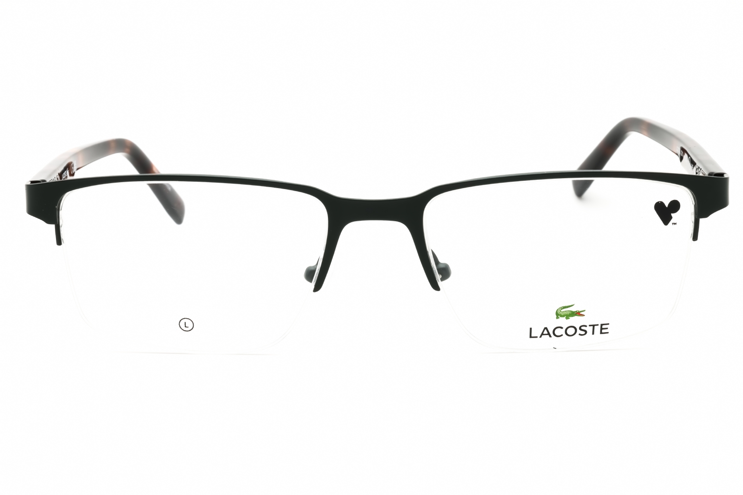 Lacoste L2279 - Semimatte Brown, Metal, Rectangle frame