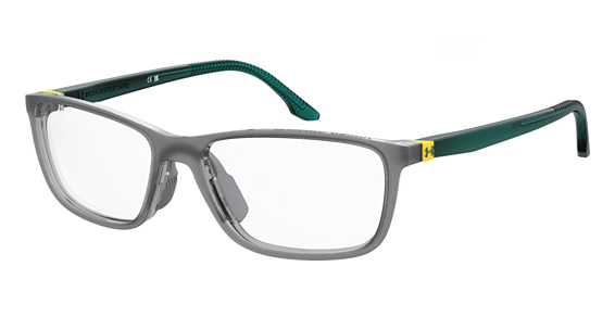 Under Armour UA 5070/G - Grey Teal, Plastic, Rectangle frame