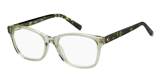 Tommy Hilfiger TH 2229 - Green Havana, Acetate, Rectangle frame