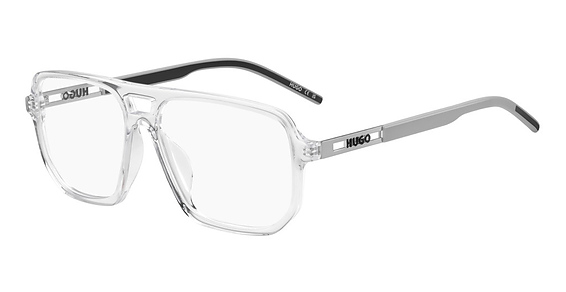 HUGO HG 1415/G - Crystal Green, Acetate, Aviator frame