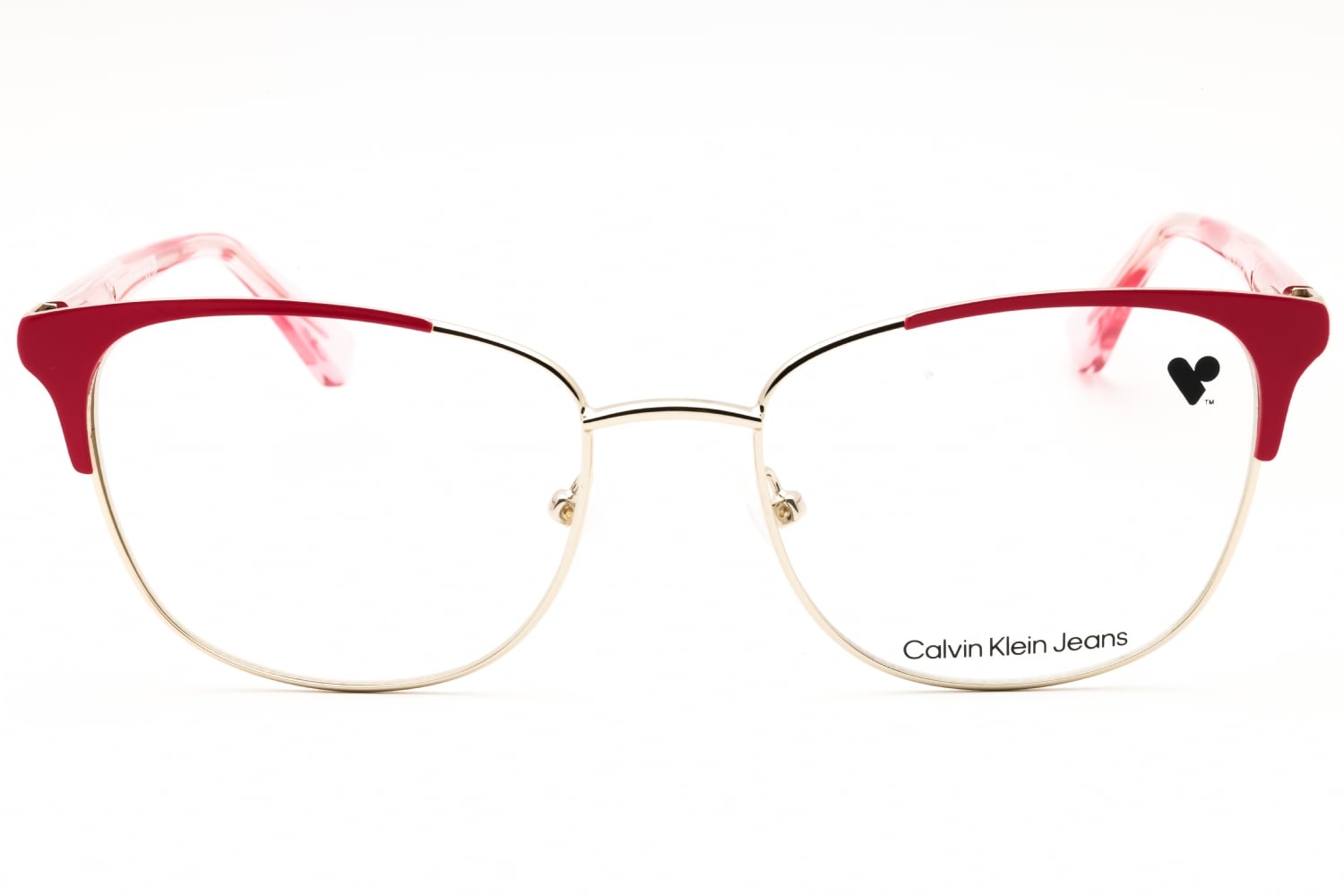 Calvin Klein Jeans CKJ22218 - Gold/pink, Metal, Cat Eye frame