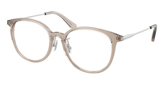 COACH HC6160D - Transparent Grey, Acetate, Oval frame