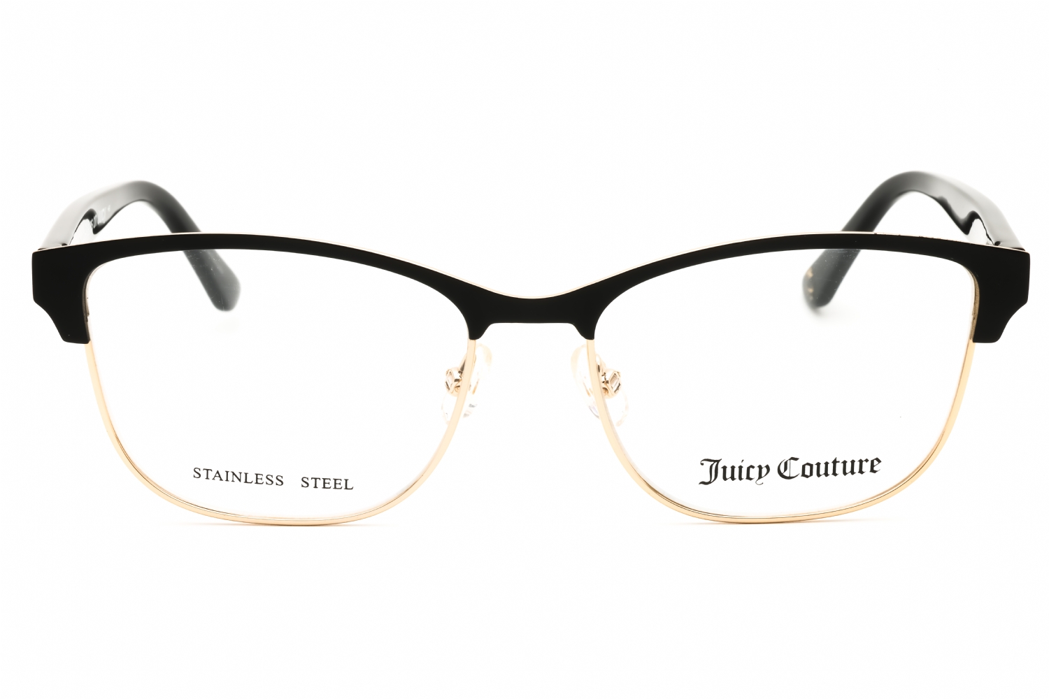 Juicy Couture JU 220 - Matte Black, Metal, Oval frame