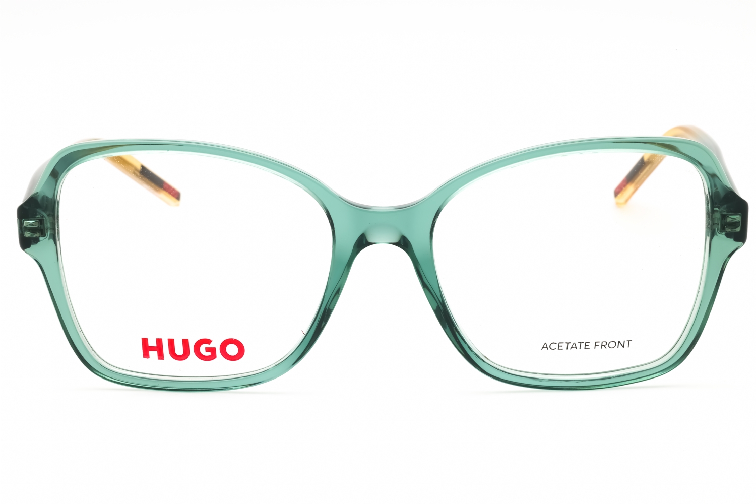 HUGO HG 1267 - Transparent Green, Plastic, Rectangle frame