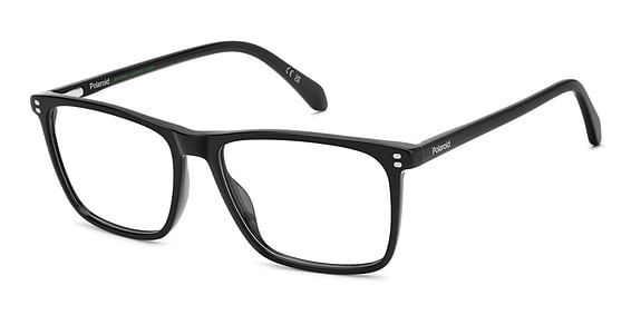 Polaroid PLD D610/US - Black, Acetate, Rectangle frame