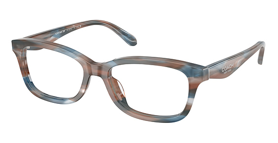 COACH HC6275U - Striated Maple, Plastic, Cat Eye frame